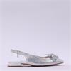 Una Healy Foolish Slingback Bow Tie Pump - Silver Sparkle